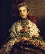 Sir Joshua Reynolds Portrait of Caroline Fox, 1st Baroness Holland oil